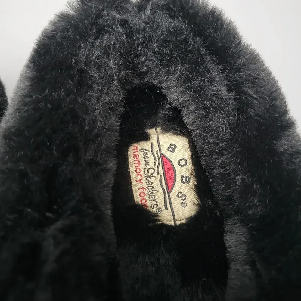 BOBS from SKECHERS Womens Size 7.5 Slippers Keepsakes Lite Cozy Blend memory
